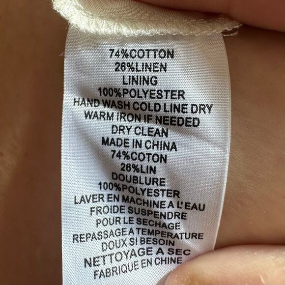 Trina Turk White/Cream Womens's Cropped Cami Camisole Tank Top Size M - Picture 6 of 6